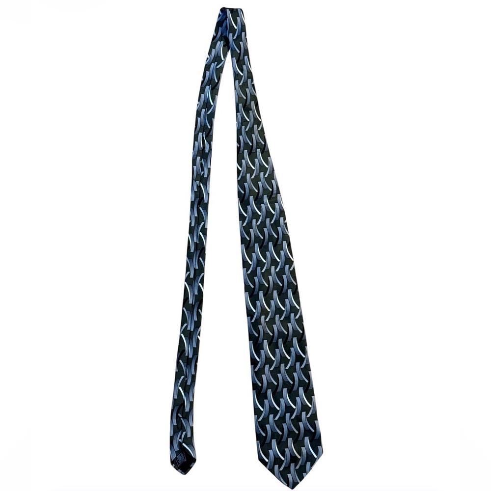 Stylish Black and Blue Men's Tie